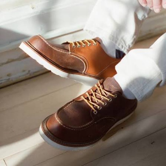 Red Wing 8109 Oxford Shoe Mahogany Oro Original Moc Toe - Picture 16 of 16